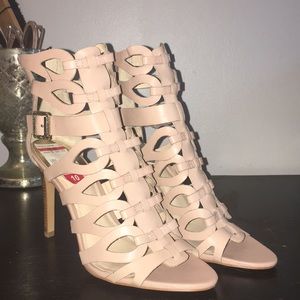 Pink/Blush strappy open toe scandal